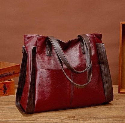 Bolsa Tote Feminina de Couro Versátil - ChicCarry