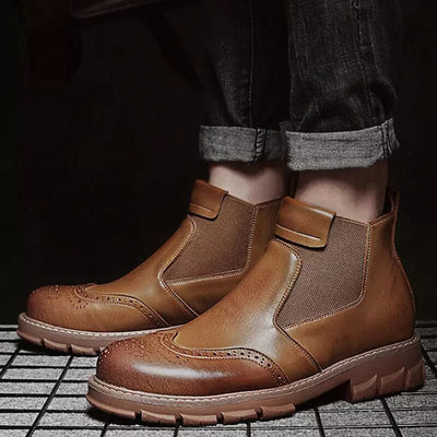 Bota Masculina de Couro Clássica - EliteCraft