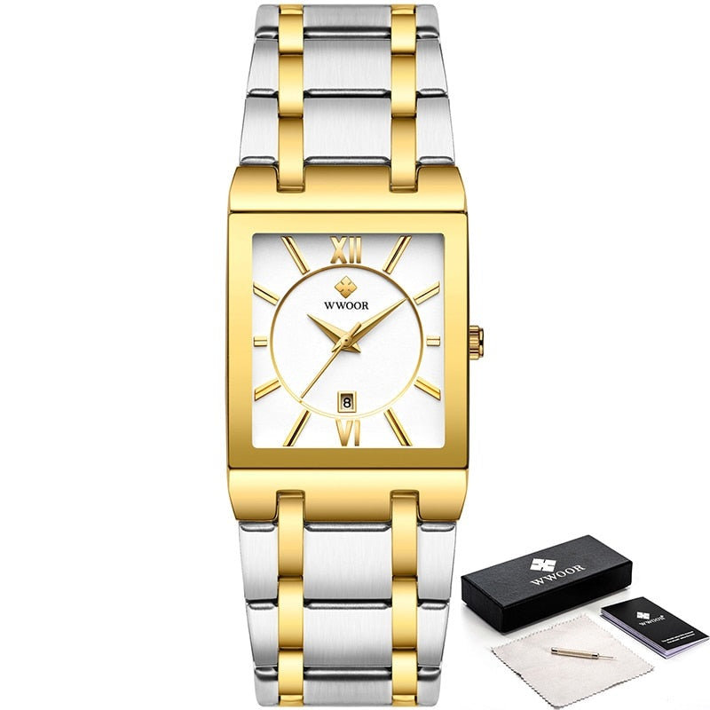 Relógio Masculino Gold Watch