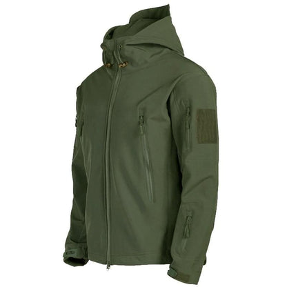 Jaqueta Masculina Tática Militar Combat Americana com Capuz Impermeável